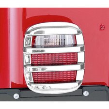 Rugged Ridge Rib Taillight Protectors for 76-06 Jeep CJ-5, CJ-7, CJ-8 Scrambler & Wrangler YJ, TJ, Unlimited