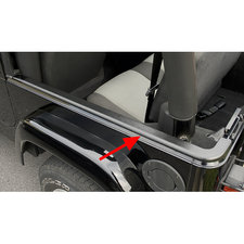 Rugged Ridge 11650.40 Tub Rail Armor in Black for 97-06 Jeep Wrangler TJ