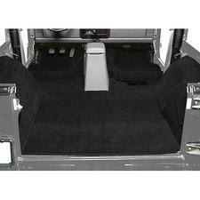 Seatz Manufacturing 79800-05 Indoor/Outdoor Carpet Set in Black for 04-06 Jeep Wrangler TJ Unlimited