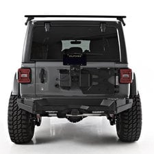 Smittybilt 7743 HD Pivot Tire Carrier for 18-23 Jeep Wrangler JL 