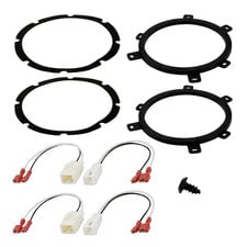 Stinger Off-Road JK11-SBSH1 6.5" Speaker Bracket Kit for 11-18 Jeep Wrangler JK