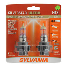 Sylvania H13SU.BP2 #H13 SilverStar Ultra Halogen headlight Bulb 2 Pack