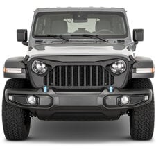 TACTIK Great White Shark Grille for 18-25 Jeep Wrangler JL & 20-25 Jeep Gladiator JT w/o TrailCam
