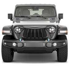 TACTIK Tiger Shark Grille for 18-25 Jeep Wrangler JL & 20-25 Jeep Gladiator JT w/o TrailCam