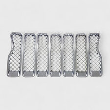 Trim Illusion Delete Grille Overlay for 18-24 Jeep Wrangler JL