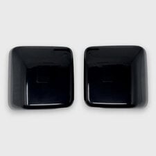 Trim Illusion MC6339BLK Replacement Mirror Covers in Gloss Black for 18-25 Jeep Wrangler JL & Gladiator JT with No Turn Signal
