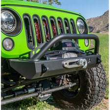 Turn Offroad JPFB-05 High Clearance Stubby Front Bumper for 07-26 Jeep Wrangler JK, JL & Gladiator JT