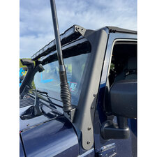 TYRI Off-Road Lighting V48 Hyperion Ligh Bar Windshield Brackets for 07-18 Jeep Wrangler JK