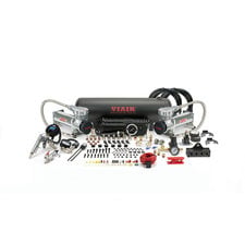 Viair 380C Dual Stealth Black 12V 200PSI Air Compressor System For Cars & Trucks