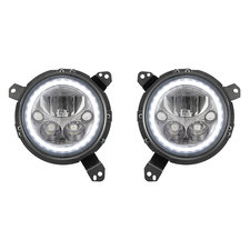Vision X Vortex Halo LED Headlight Pair for 18-21 Jeep Wrangler JL & 20-21 Gladiator JT
