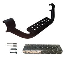 Warrior Products 6" Drop Step with Diamond Plate Step Pad