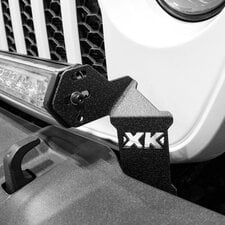 XKGLOW XK-BRC-JL-FB Front Bumper 18-42" Bar Bracket for 18-25 Jeep Wrangler JL & Gladiator JT