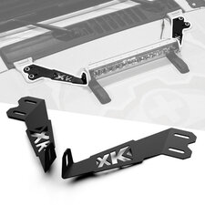 XKGLOW Hood 20-22" Bar Bracket for 07-25 Jeep Wrangler JK, JL & Gladiator JT