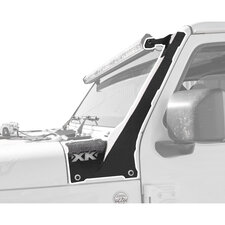 XKGLOW XK-BRC-JL-AP A-Pillar 52" Bar Bracket for 18-25 Jeep Wrangler JL & Gladiator JT