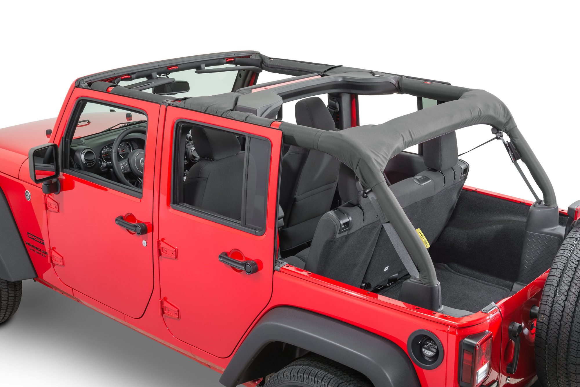 Roll Bar Cover Polyester 2007 To 2018 Jeep Wrangler Unlimited 4 Door X 391361301 