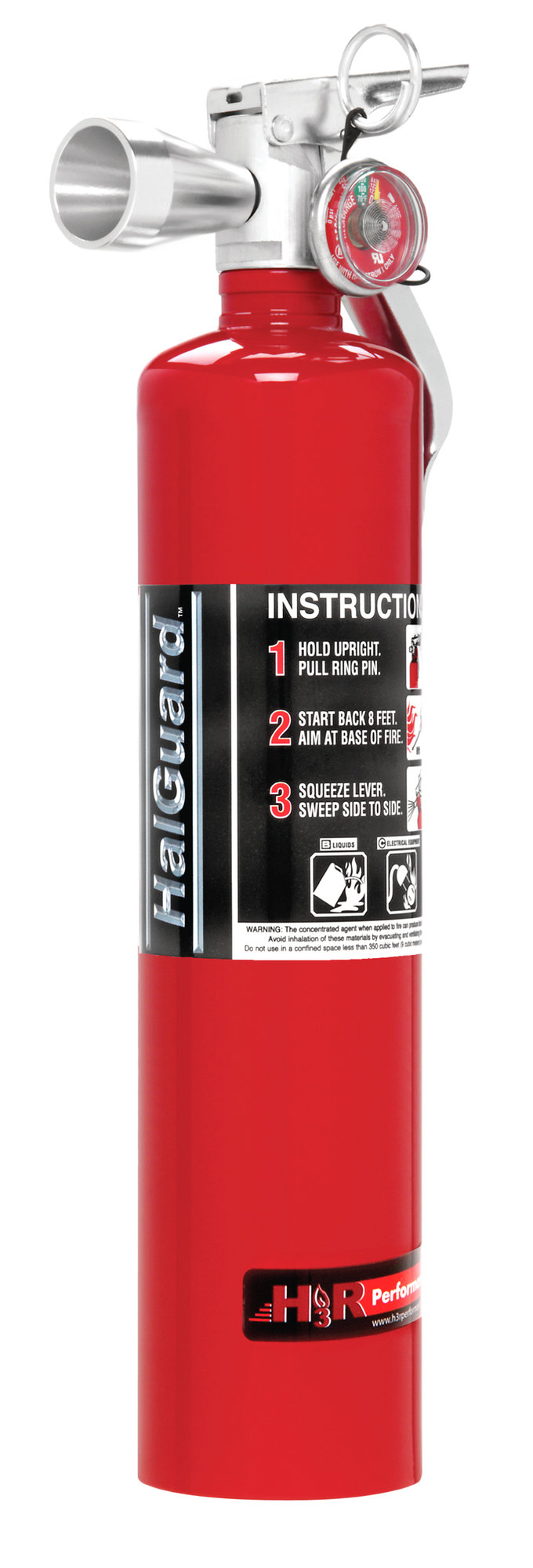 H3R Performance HalGuard 2.5lb. Premium Fire Extinguisher Quadratec