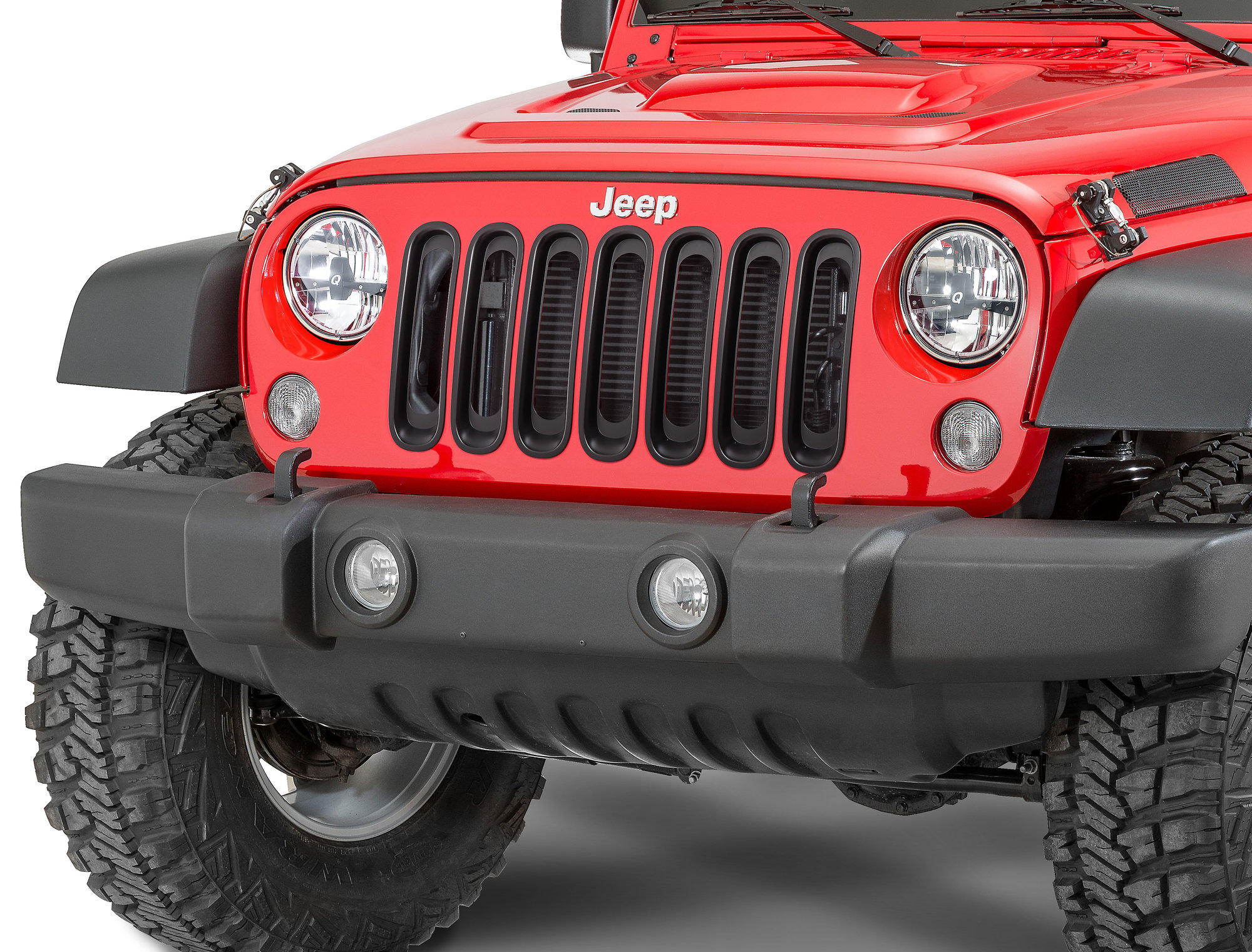 Mopar Grille Inserts for 07-18 Jeep Wrangler JK | Quadratec