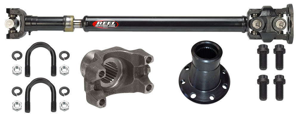 . Reel 35JK-24F-BFGD Heavy Duty 1350 Front Driveshaft for 07-18 Jeep  Wrangler JK with Automatic Transmission | Quadratec