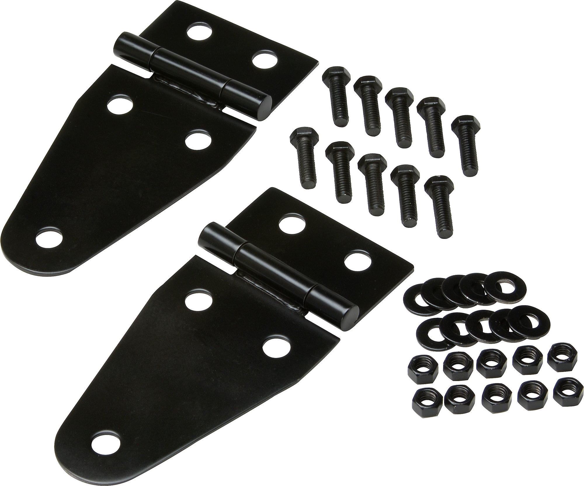 Kentrol Stainless Steel Hood Hinge Set for 55-95 Jeep CJ & Wrangler YJ |  Quadratec