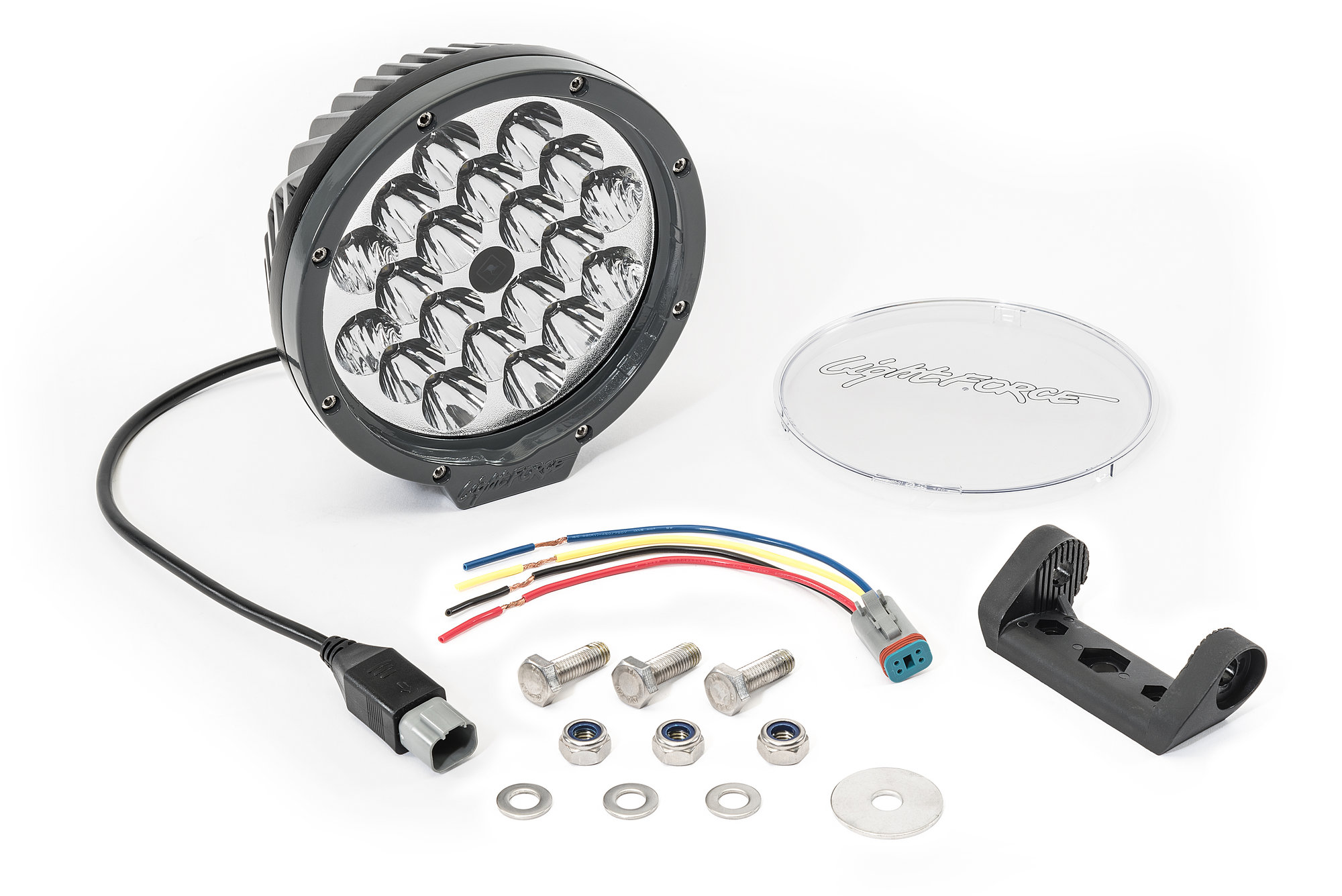 LightFORCE LE040 180mm Round LED Driving Light Quadratec