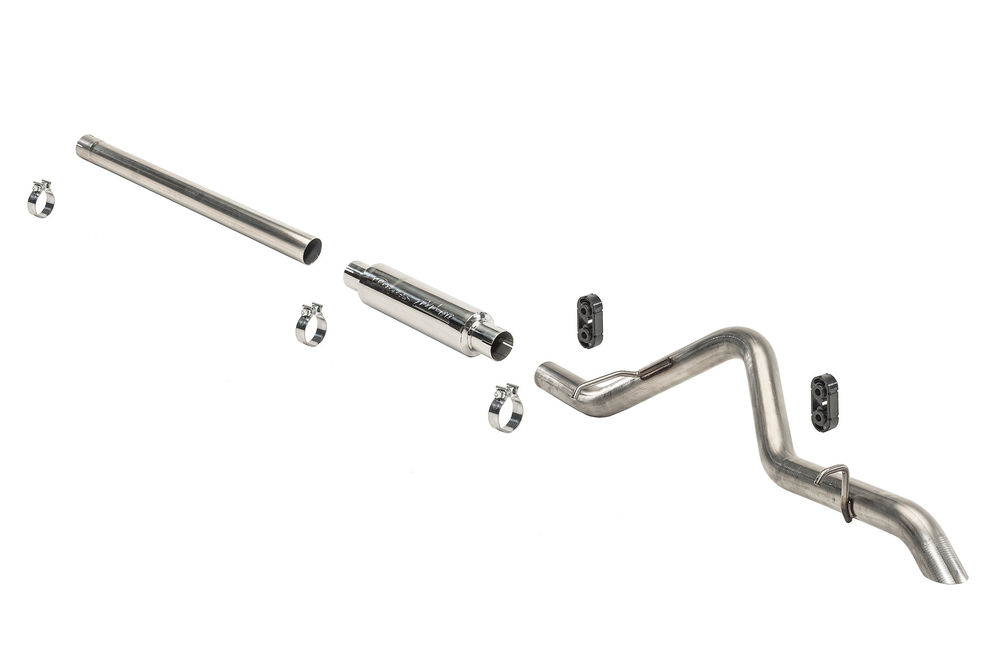 Pypes Performance Exhaust SJJ21R High Clearance Cat-Back System in  Stainless Steel for 07-18 Jeep Wrangler JK | Quadratec