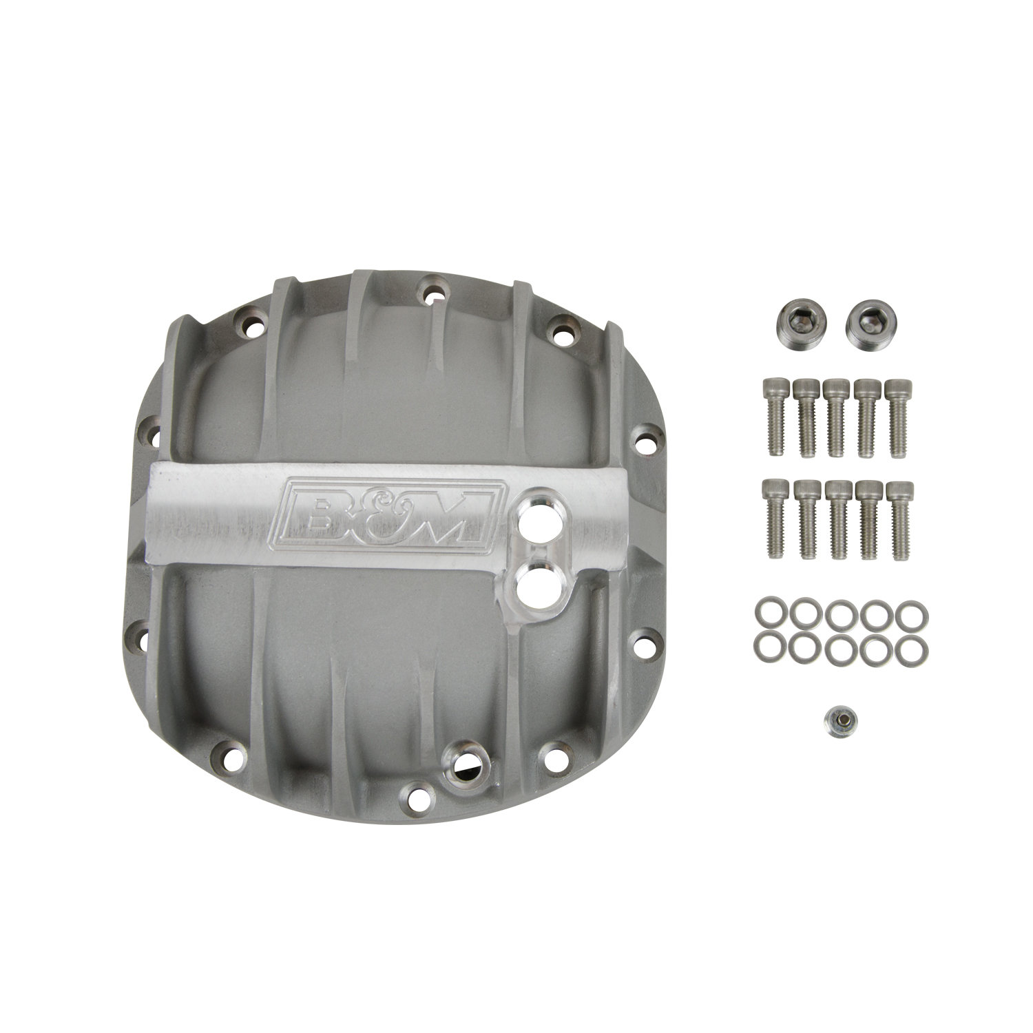 B&M Racing Cast Aluminum Differential Cover for Dana 30 | Quadratec B&M Racing Cast Aluminum Differential Cover for Dana 30 | Quadratec