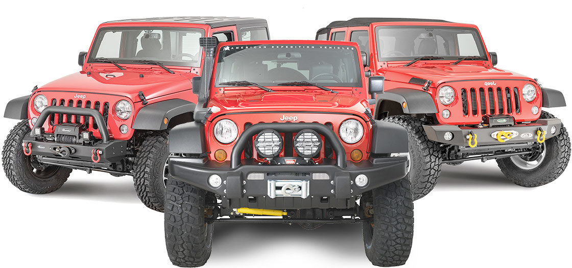 Differences Between Full, MidWidth Or Stubby Bumpers Quadratec