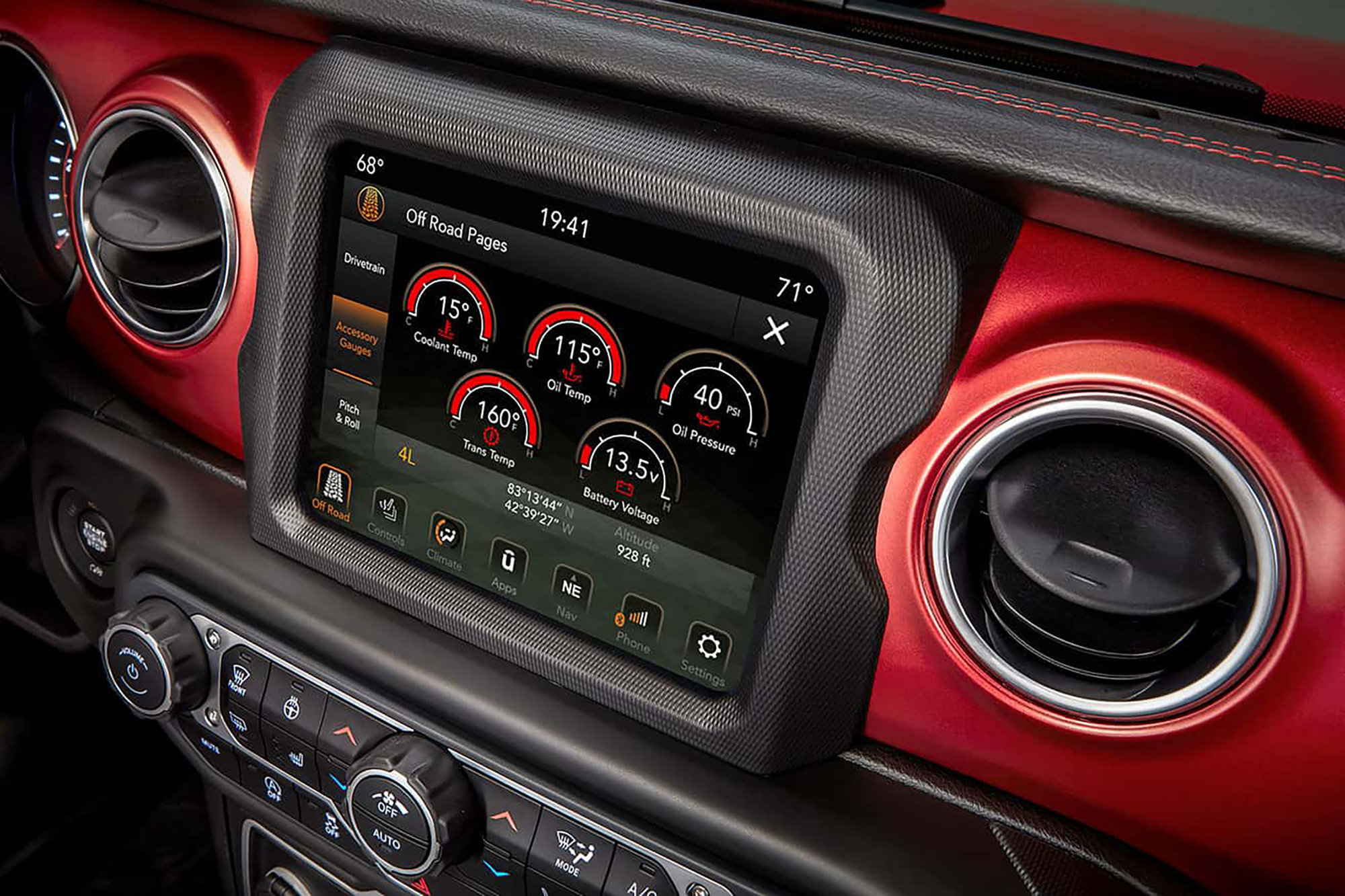 display screens on 2018 jeep jl manufacturer