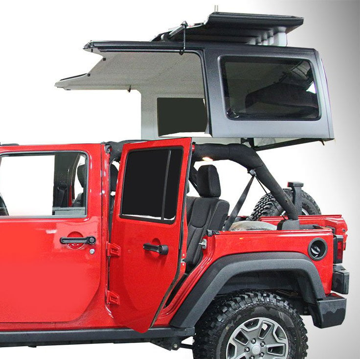 Lange Originals 014-220 Crank Hoist-a-Top for 07-18 Jeep Wrangler JK |  Quadratec