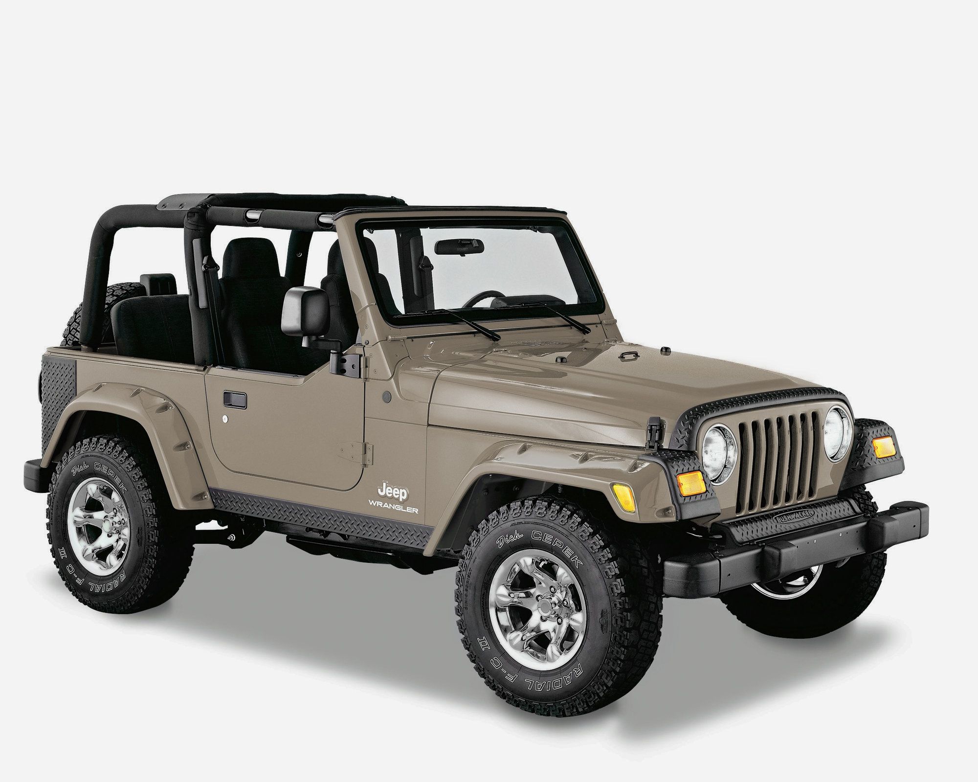 Bushwacker 43/4" Pocket Style Factory Match Painted Fender Flares for