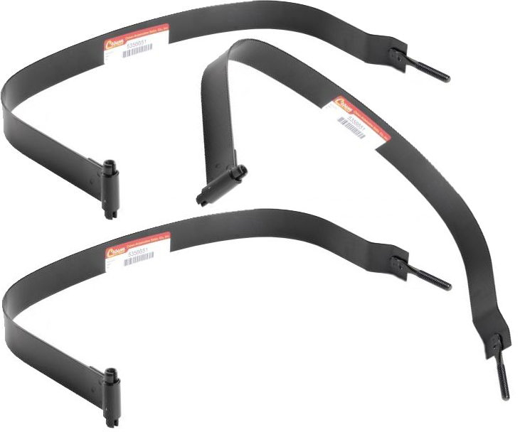 Crown Automotive 5356651K 3 Piece Fuel Tank Strap Kit for 7690 Jeep CJ