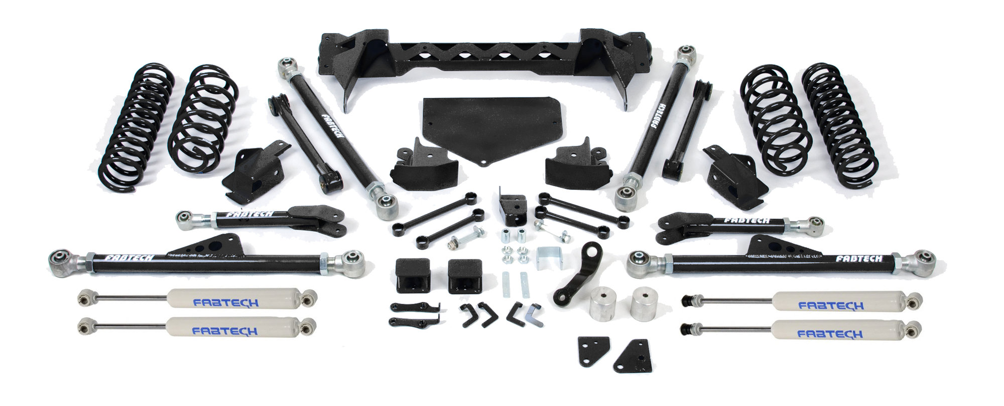 Fabtech 5" Crawler System with Performance Shocks for 0711 Jeep