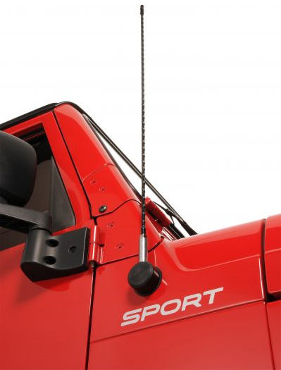 Quadratec CB Style AM/FM Radio Antenna with Quick Disconnect for 07-20 Jeep  Wrangler JL & JK | Quadratec