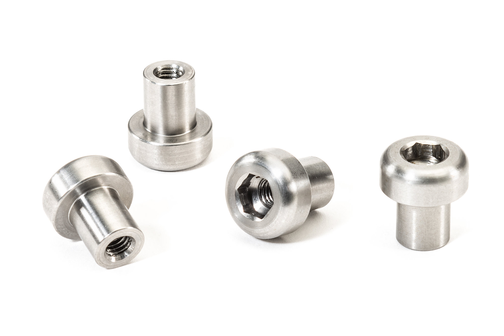 Quadratec AntiTheft Hinge Pin Nuts for 0718 Jeep Wrangler JK 2 Door
