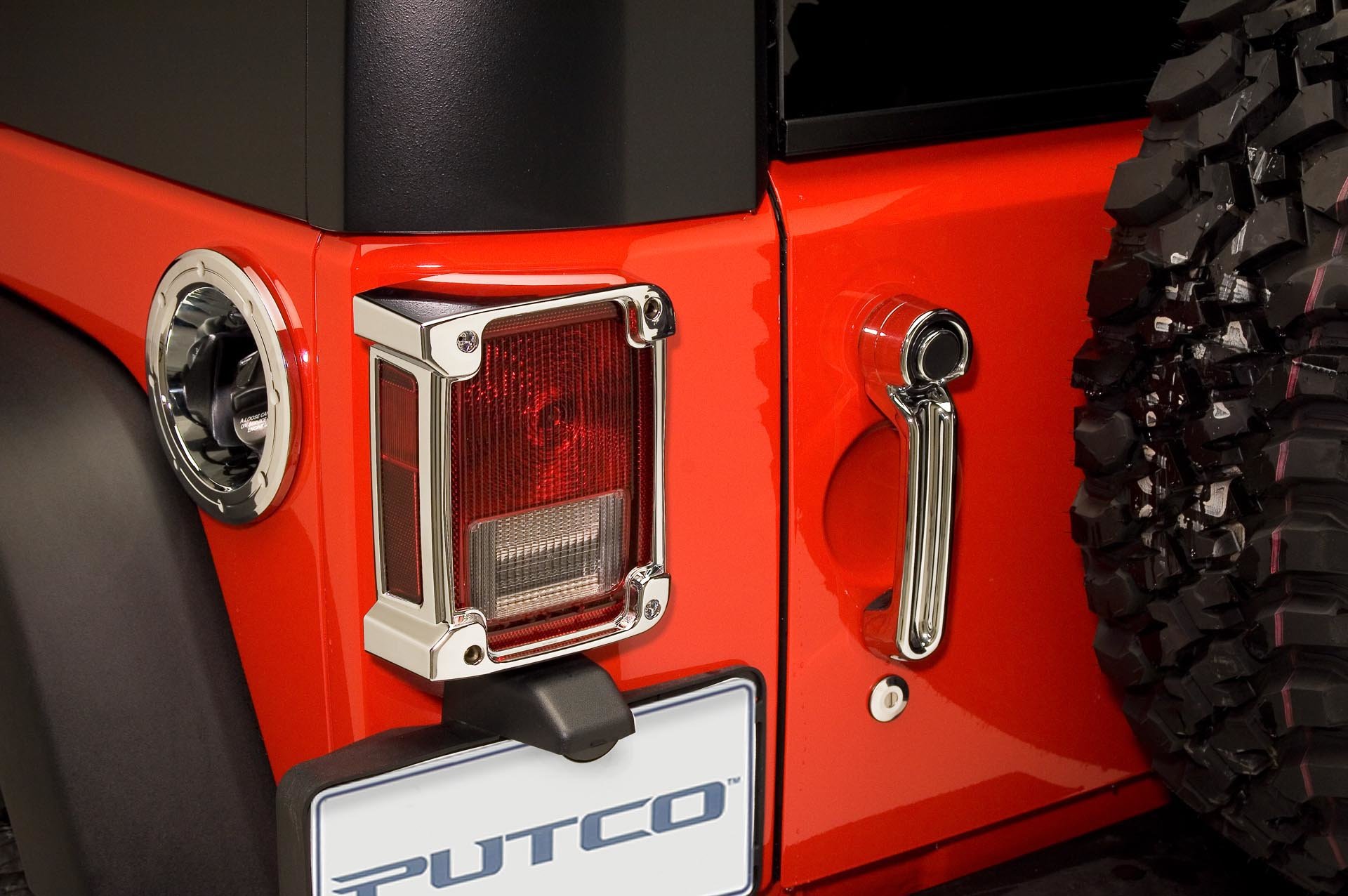 Putco™ 400893 Tail Light Covers in Chrome for 07-17 Jeep® Wrangler