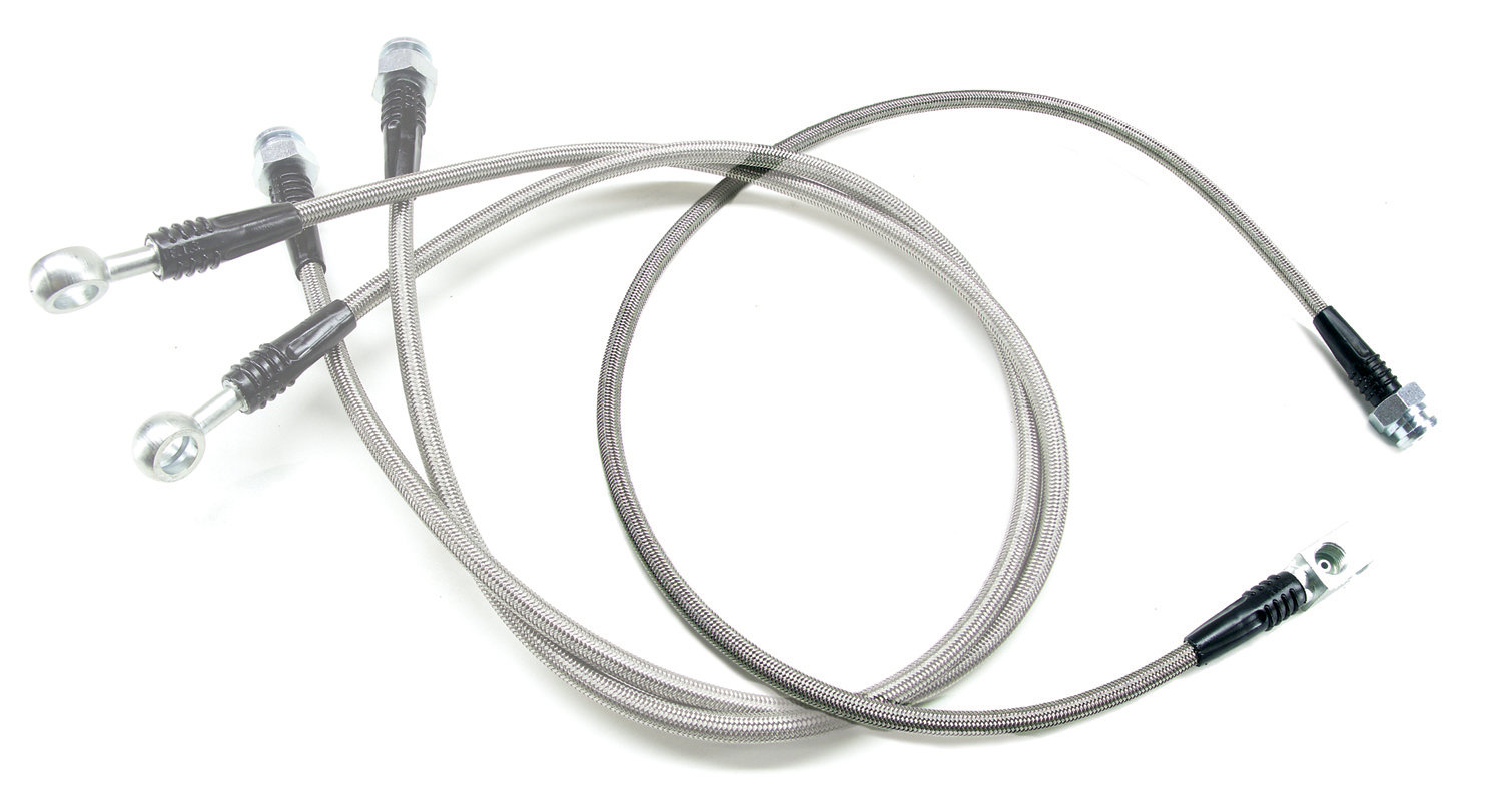 Teraflex 4354200 Rear Steel Braided Brake Line for 9706 Jeep Wrangler