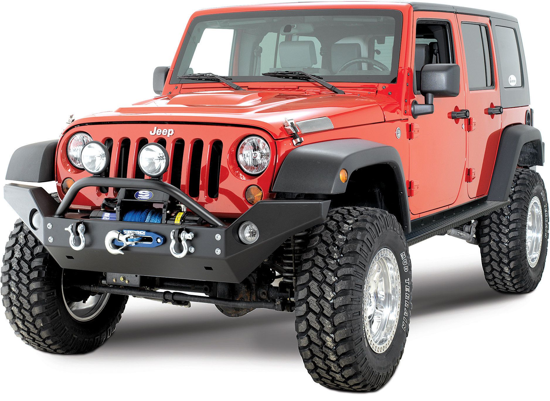 Rock Hard 4X4 Full Width Front Bumper for 07-18 Jeep Wrangler JK | Quadratec