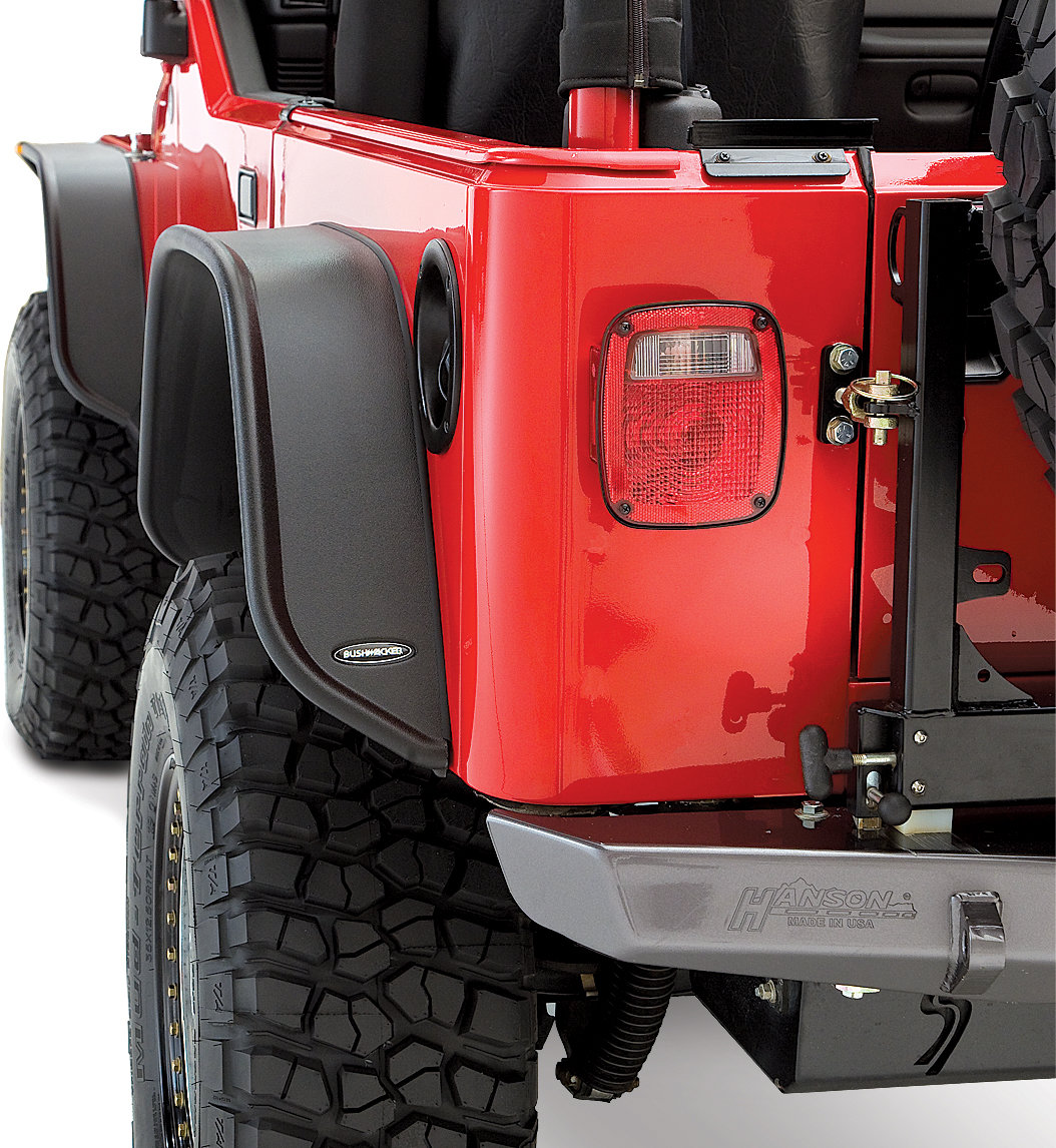 Kotflügelverbreiterung 6'' Bushwacker Flat Style Jeep Wrangler TJ 97-06