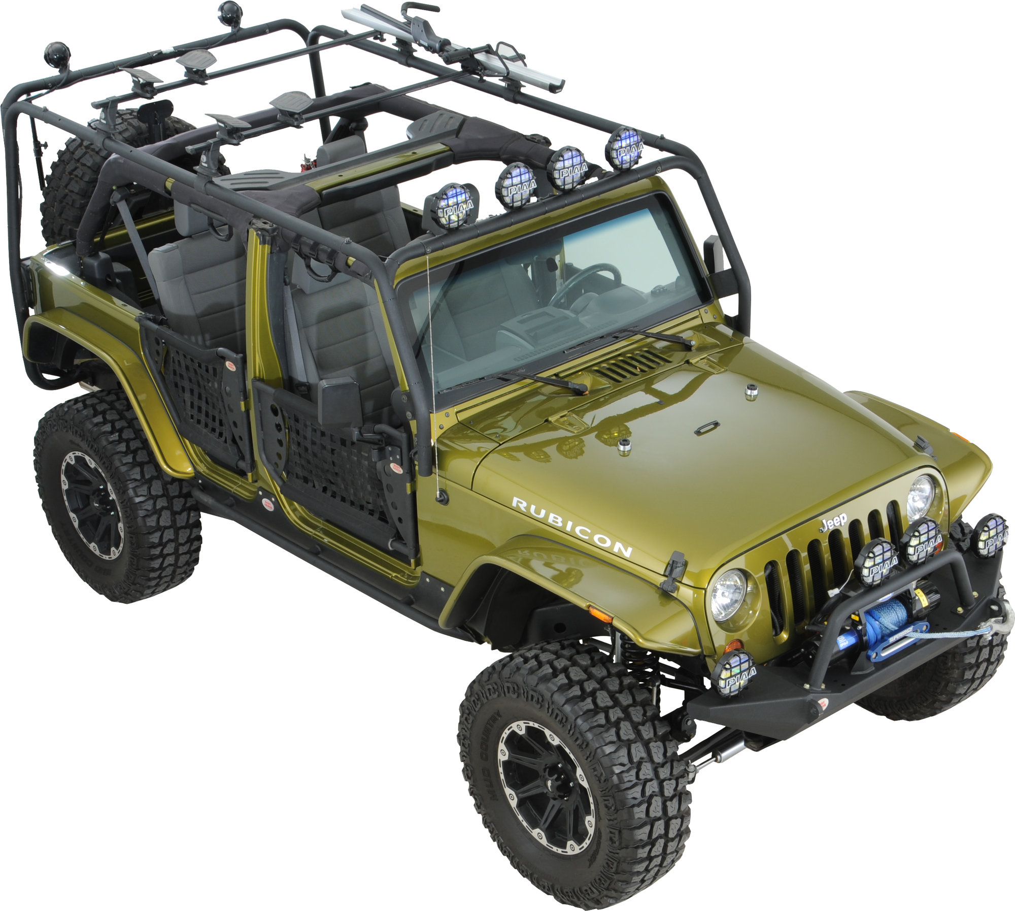 Body Armor JK-6124 4x4 Roof Rack Base Kit for 07-18 Jeep Wrangler Unlimited  JK 4-Door | Quadratec