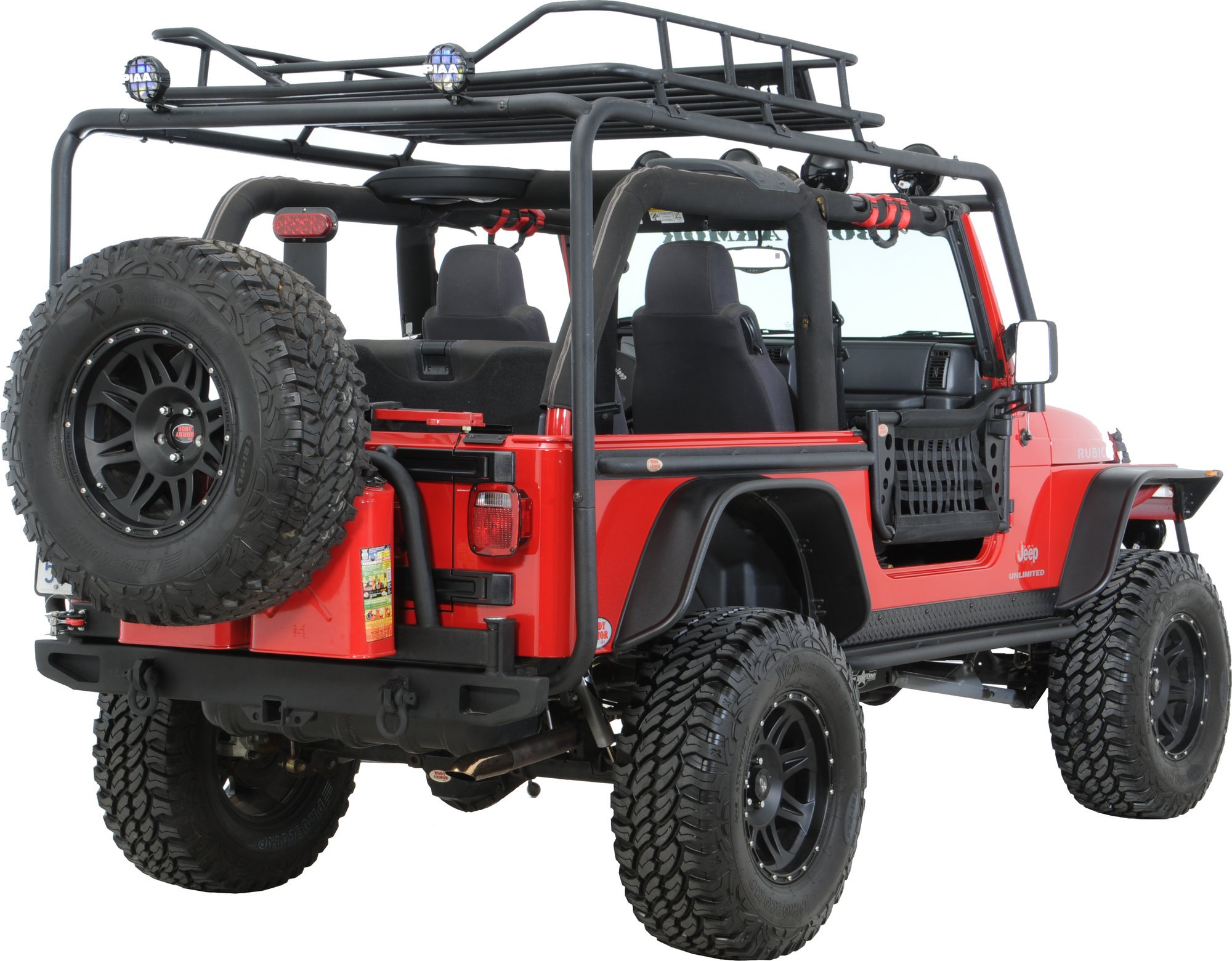 Body Armor TJ-6125 Roof Rack Base Kit for 97-06 Jeep Wrangler TJ | Quadratec
