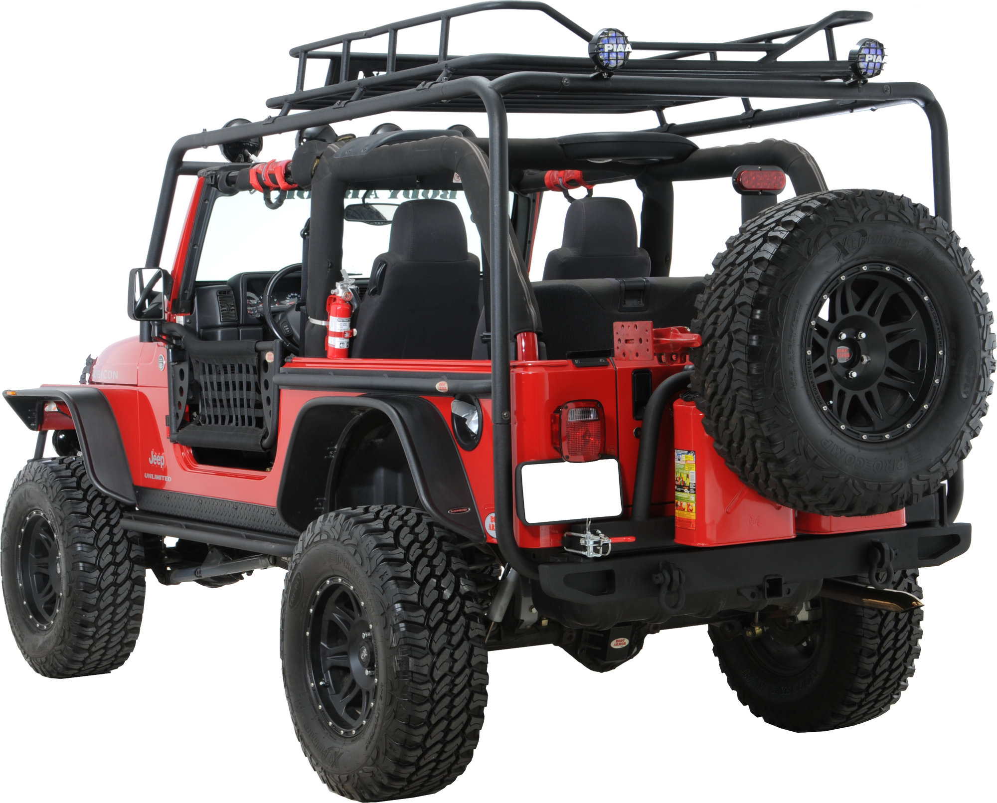 Body Armor TJ-6125 Roof Rack Base Kit for 97-06 Jeep Wrangler TJ | Quadratec