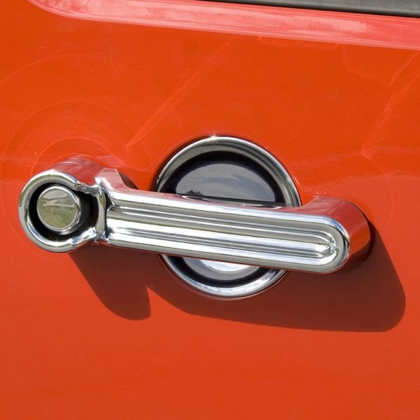 Rugged Ridge 13311.18 Chrome Door Handle Cover Guard Kit for 07 18 Jeep Wrangler Unlimited JK 4 Door
