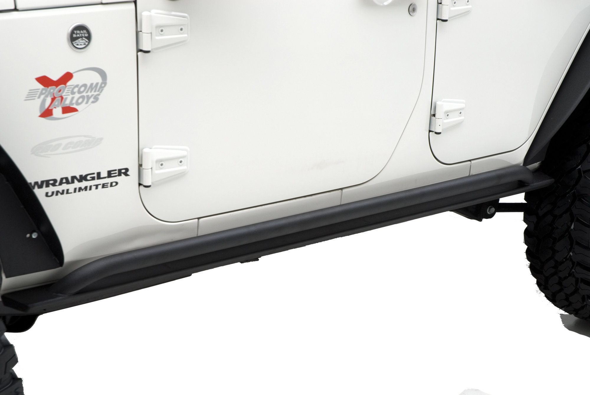 Smittybilt 76895 Xrc Rock Sliders In Textured Black For 07 18 Jeep Wrangler Unlimited Jk 4 Door