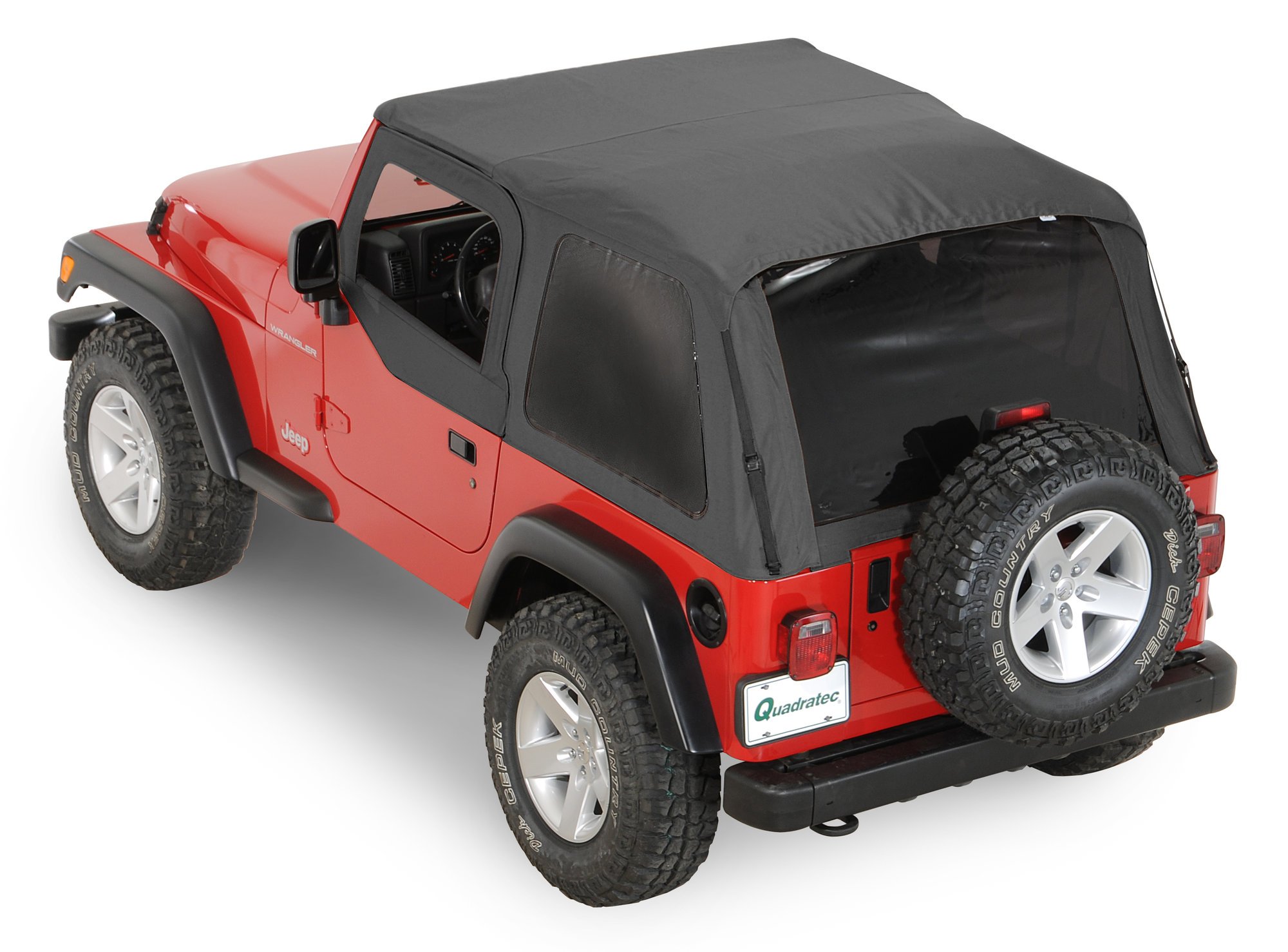 Rampage Products Frameless Trail Top Soft Top for 97-06 Jeep Wrangler TJ |  Quadratec