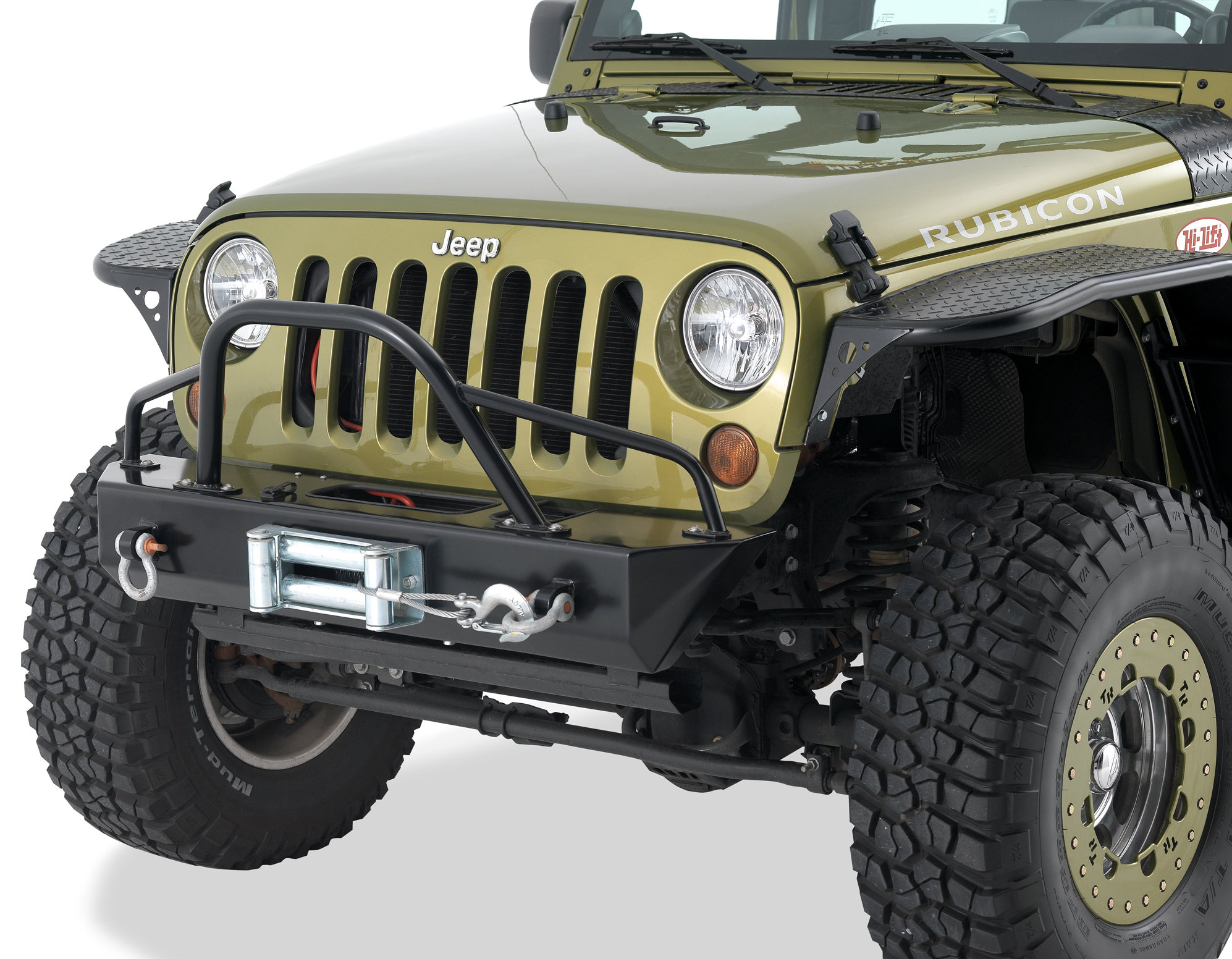 Warrior Products 59010 Front Pre-runner Style Brush Guard in Black for  07-18 Jeep Wrangler & Wrangler Unlimited JK | Quadratec