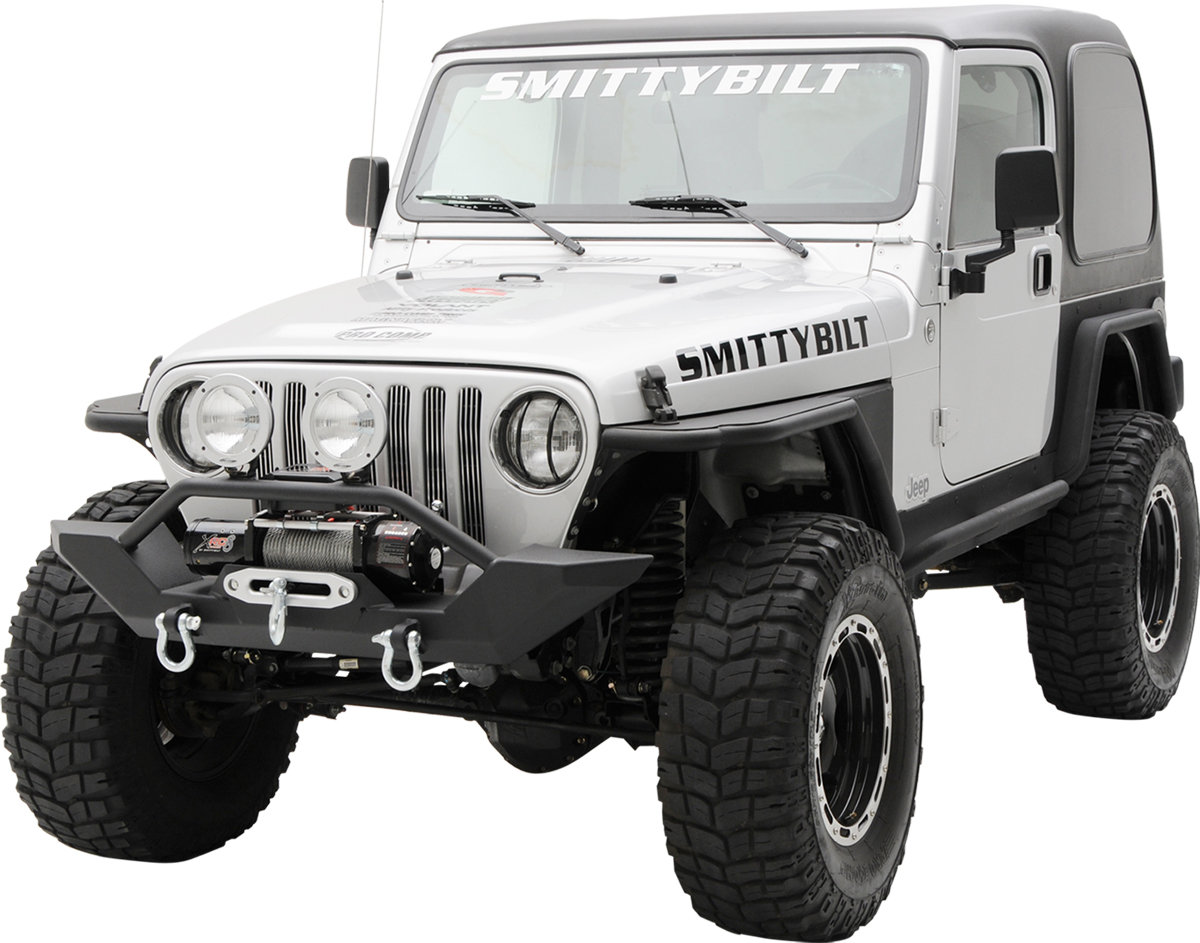Warrior Products Powder Coated Front Fender Rock Protector For Jeep TJ (1997-2006) - 91602PC