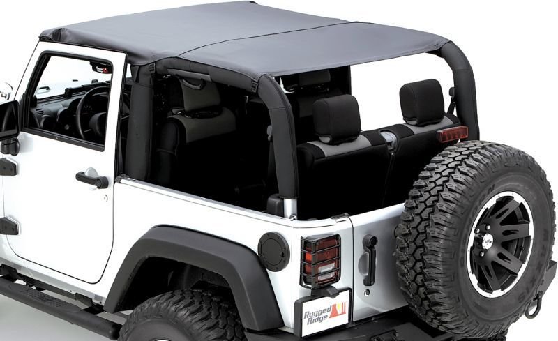 Rugged Ridge Pocket Island Topper for a 07-09 Jeep Wrangler JK 2 Door |  Quadratec