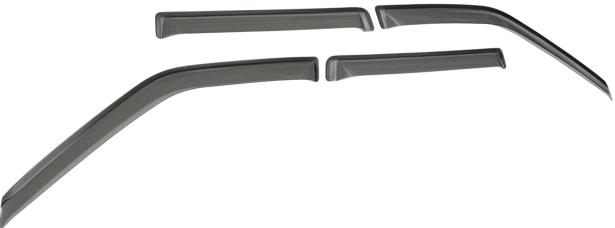 GT Styling 48147X SportGard Side Window Deflectors in Carbon Fiber for