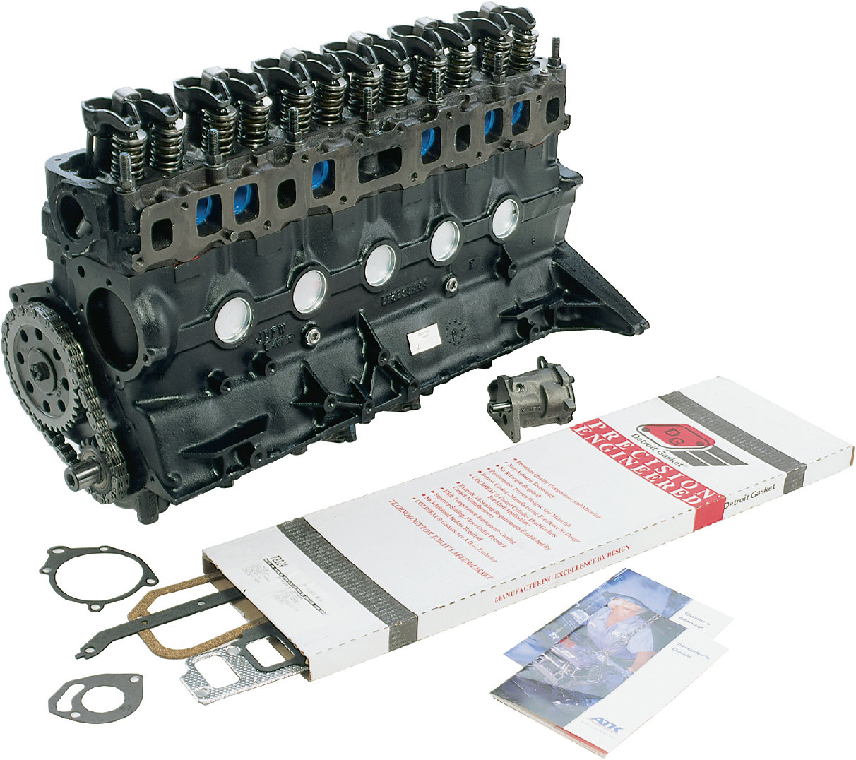 ATK Engines Replacement  I-6 Engine for 96-98 Jeep Wrangler TJ,  Cherokee XJ & Grand Cherokee ZJ | Quadratec