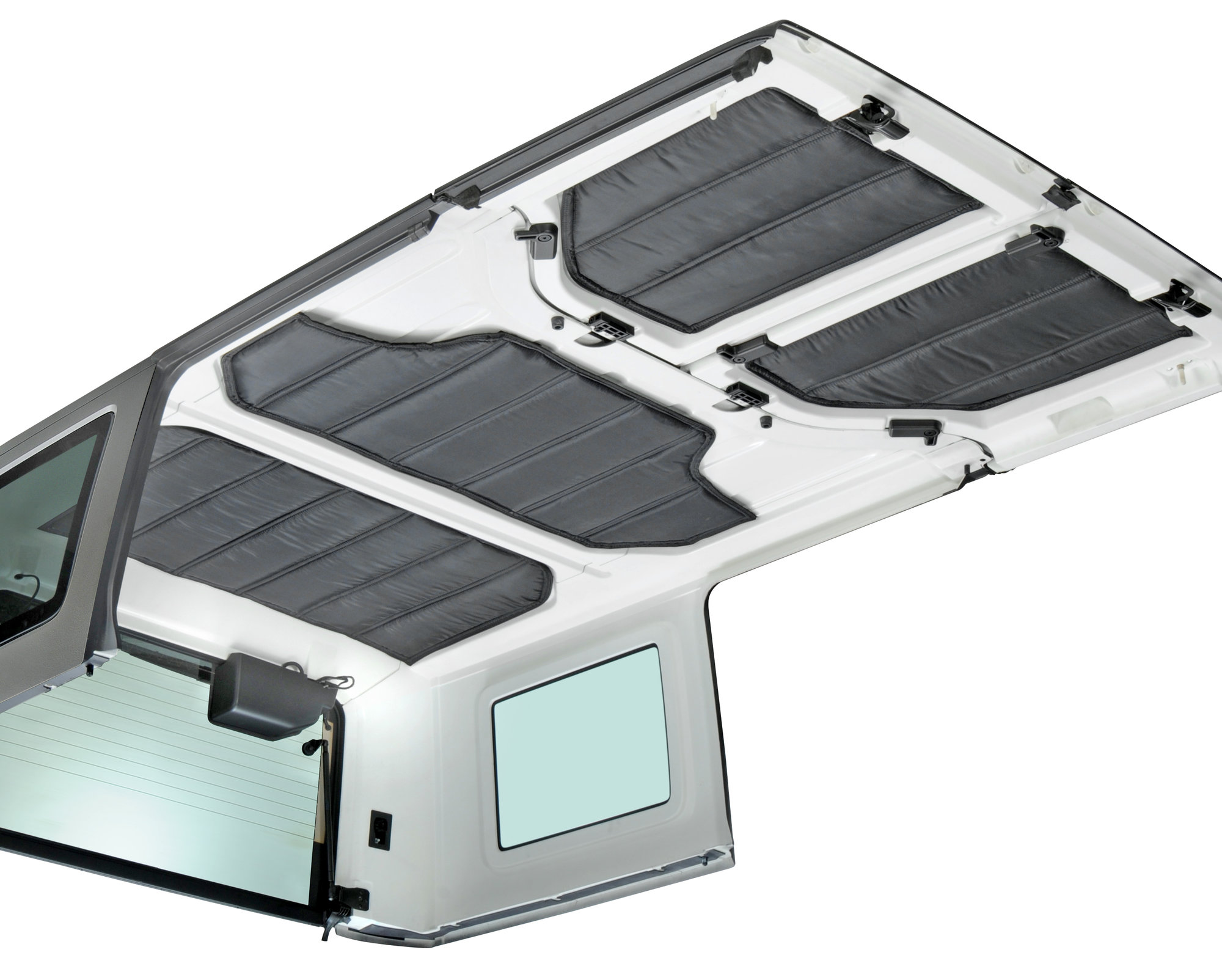 Black JeCar Hardtop Headliner Roof Insulation Kit Interior Accessories for 2018-2020 Jeep Wrangler JL 4-Door 